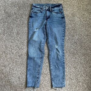🦋 Old Navy Extra Stretch High Rise O.G. Straight Denim Jeans Size 2 Casual